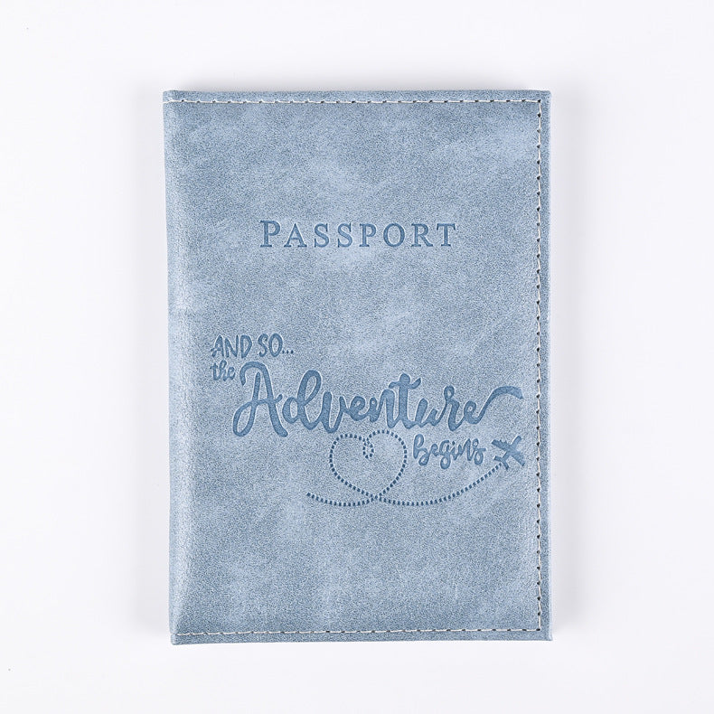 Grain Color Changing Passport Cover Ticket Card Holder