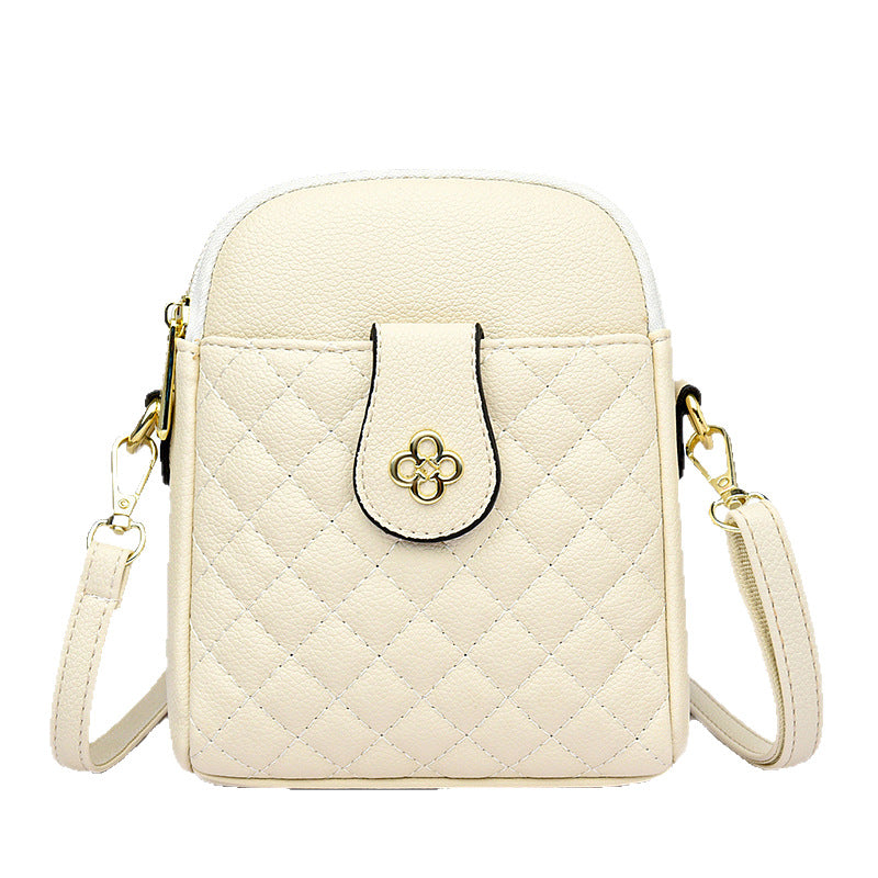 Simple Four Mini Rhombus Exquisite Fashion Phone Bags