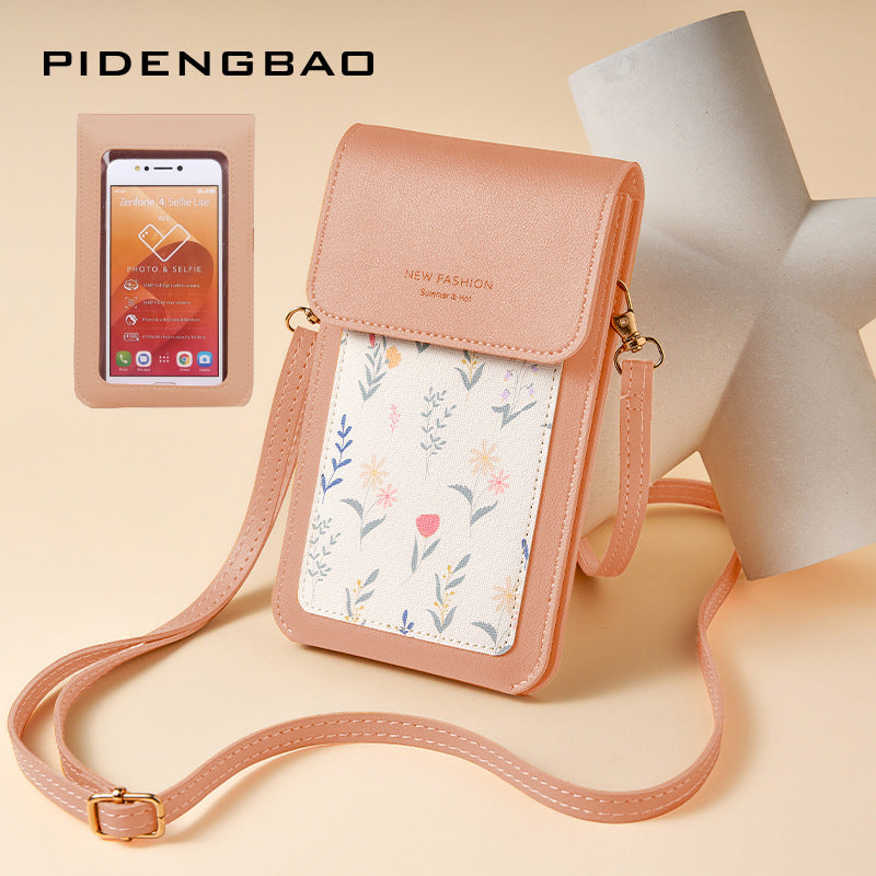 Stylish Touch Screen Thin Printed Mini Bags