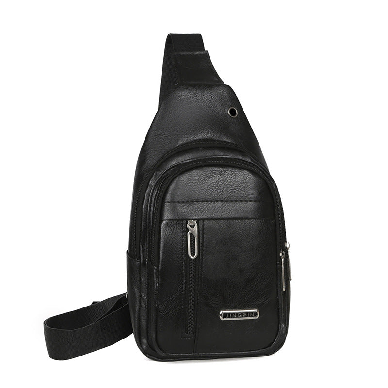 Men's Stylish Elegant Trendy Solid Color Men's Chest Bags