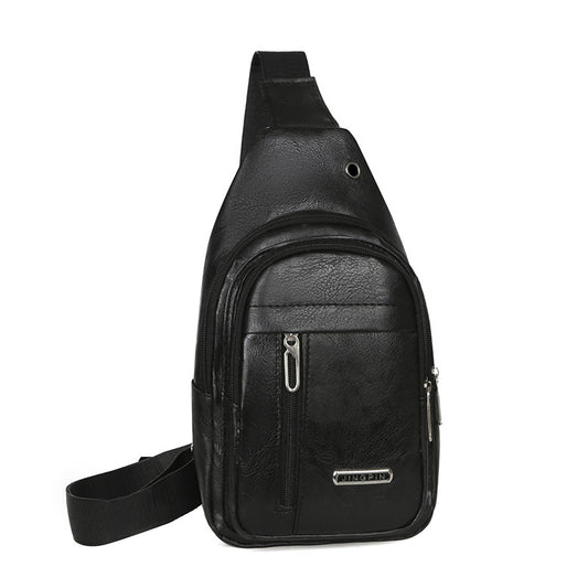 Men's Stylish Elegant Trendy Solid Color Men's Chest Bags