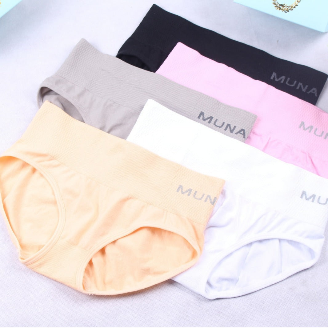 Women's Super Elastic Seamless Briefs With Letters Panties