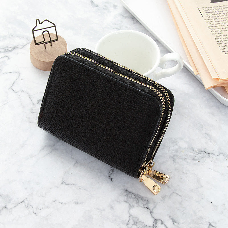 Women's Style Short Simple Solid Color Multiple Ladies Wallets