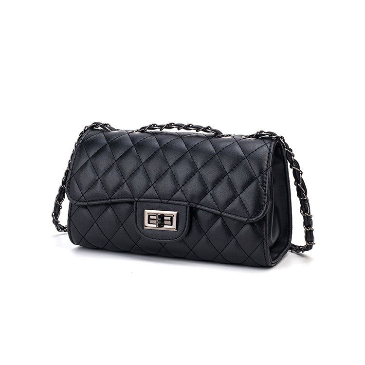 Women's Versatile Chain Large Capacity Fashion Diamond Pattern Daily Bags