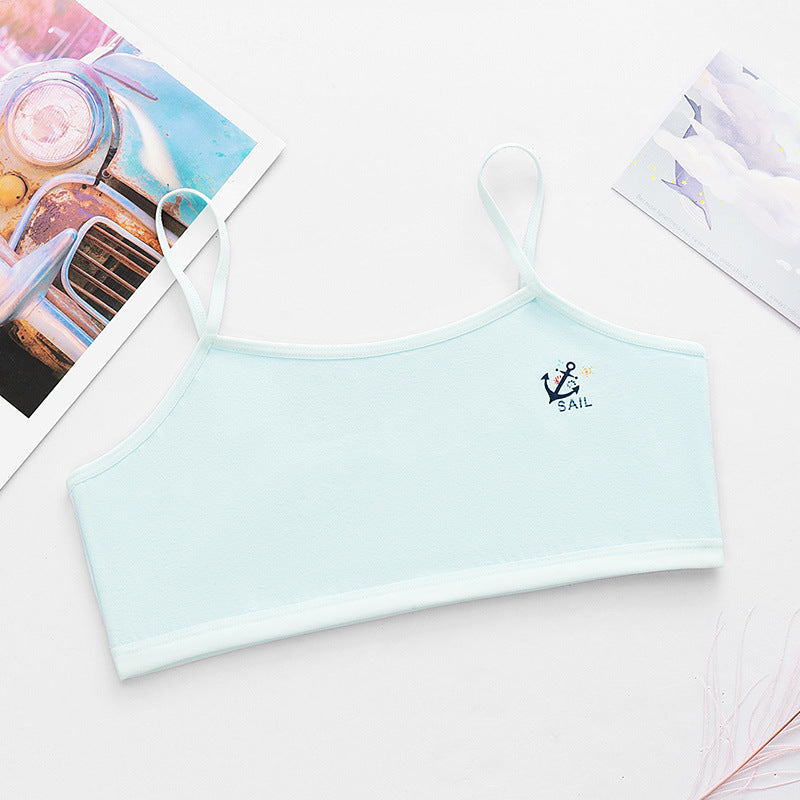 Cotton Development Period Vest Female Underwear Bras