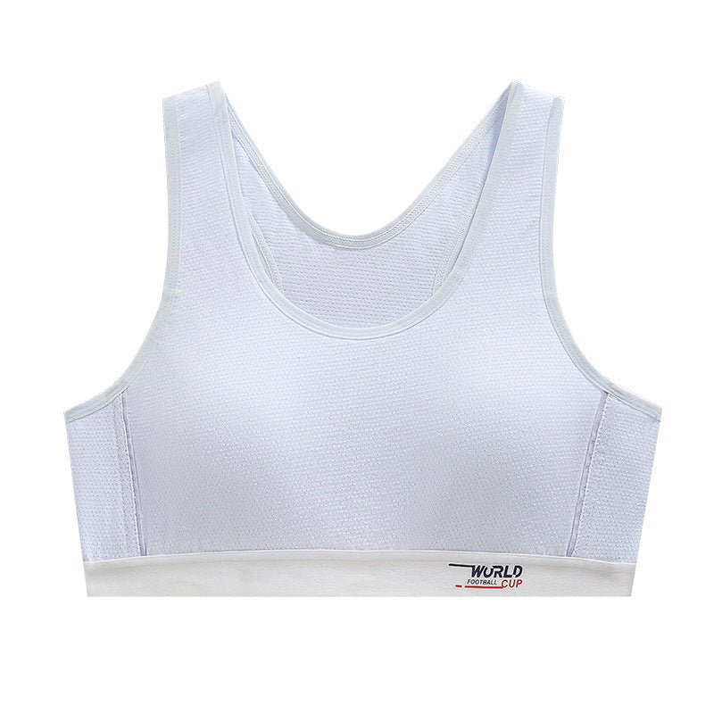 Junior High School Fixed Cup Running Bras