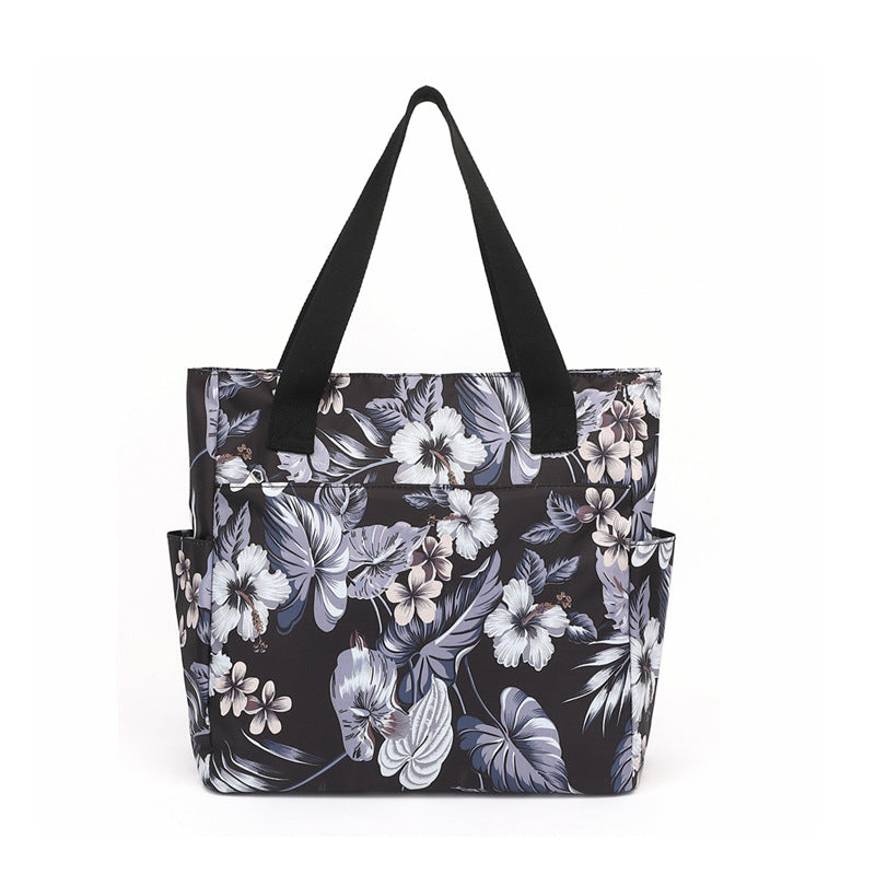 Women's Waterproof Printed Lightweight Portable Simple Commuter Women's Shoulder Bag