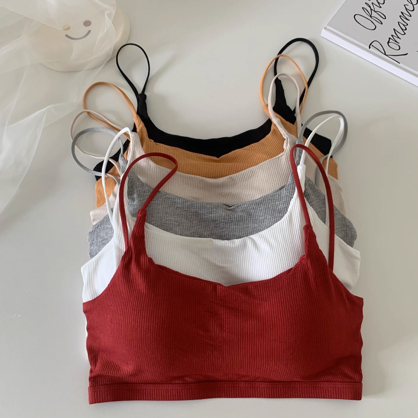 Women's Underwear With Chest Pad One-piece Tube Tanks Camis