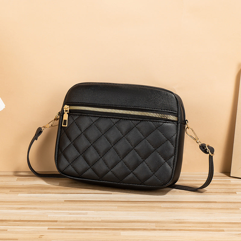 Women's Fashion Leisure Commute Diamond Pattern Women's Shoulder Bag