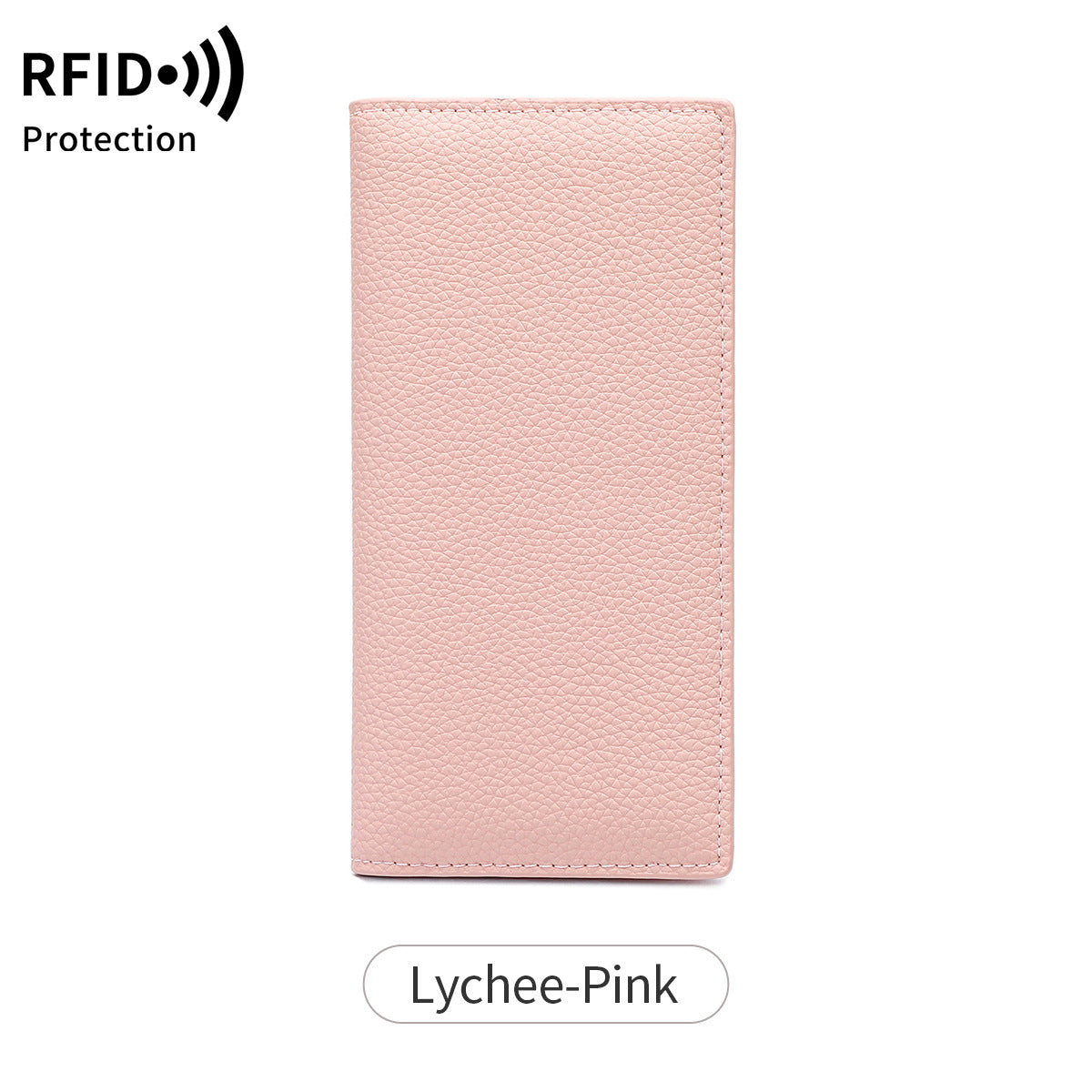 Women's Long Simple Solid Color Credit Multifunctional Card Holder