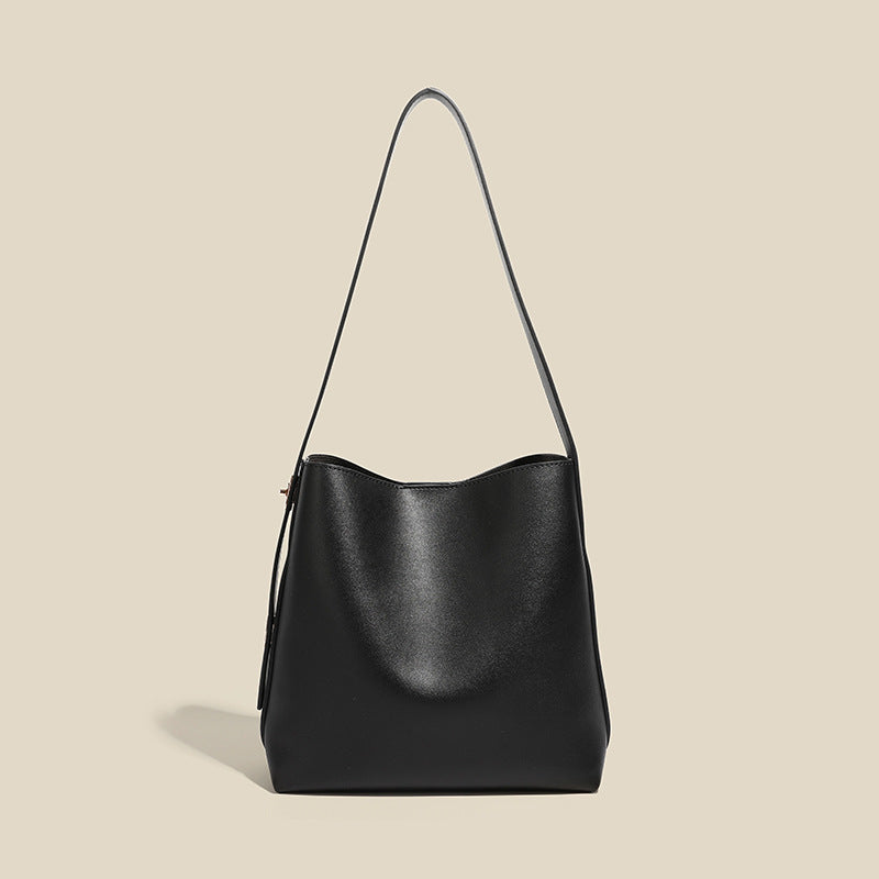 Popular Simplicity Western Style Pure Color Women's Shoulder Bag