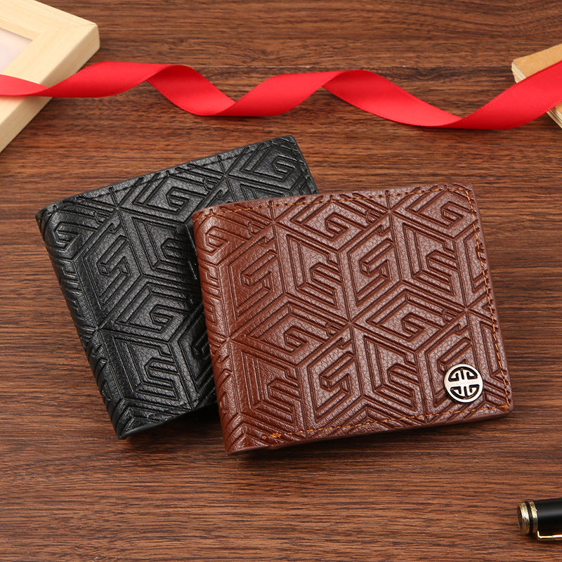 Men's Winter Soft Leather Multiple Slots Letter Men's Wallets