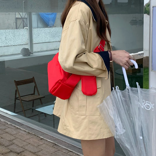 Red Toast Summer Three-dimensional Female Minority Small Square Bags