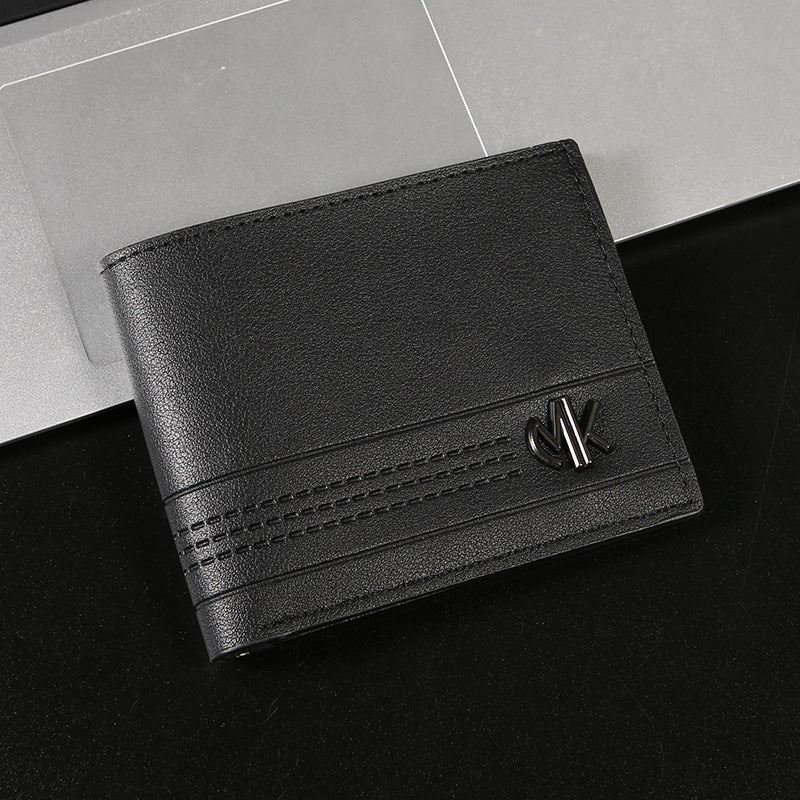 Men's Male Youth Short Business Horizontal Fashion Large Capacity Soft Men's Wallets