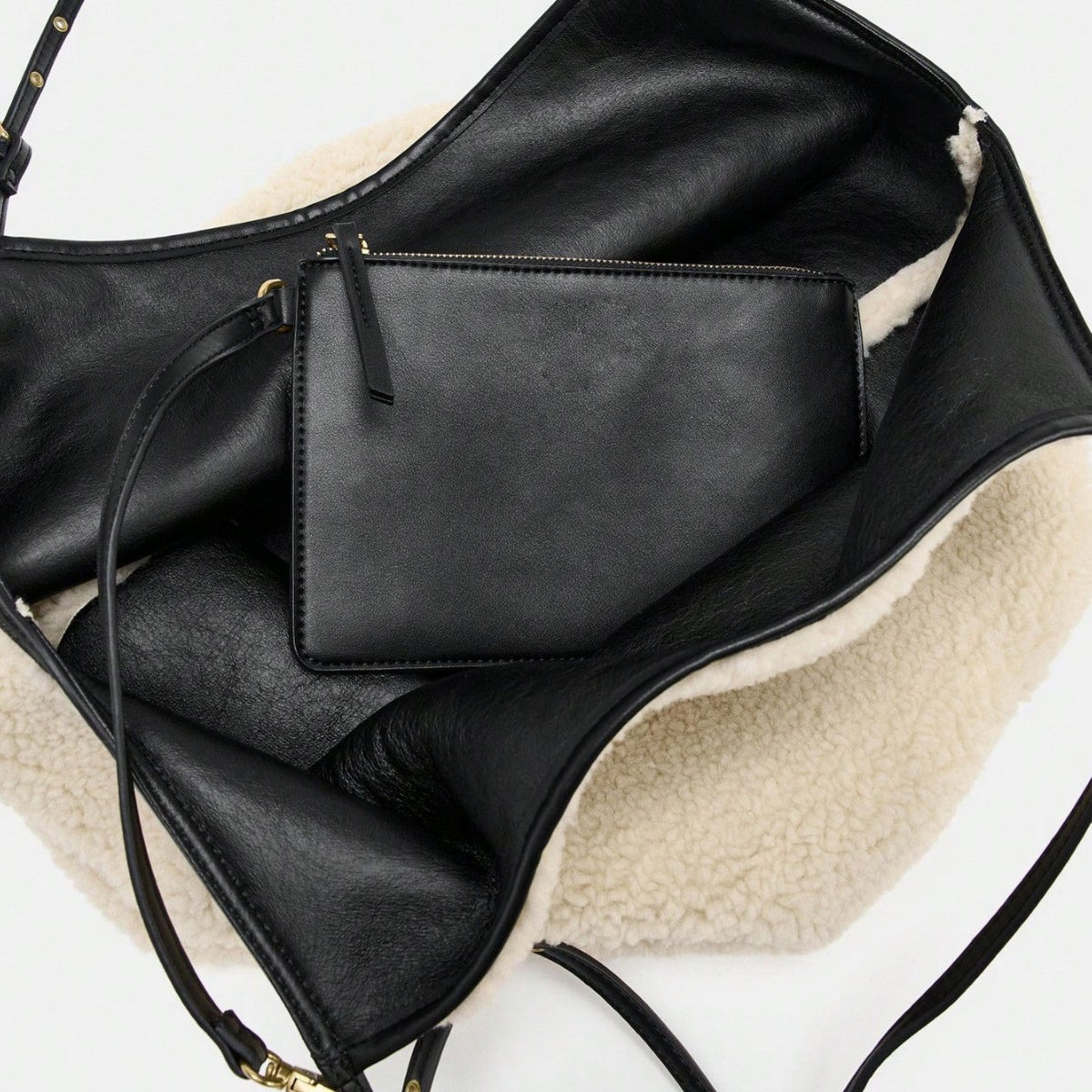 Women's Effect Double-sided Large Capacity Shopping Women's Shoulder Bag