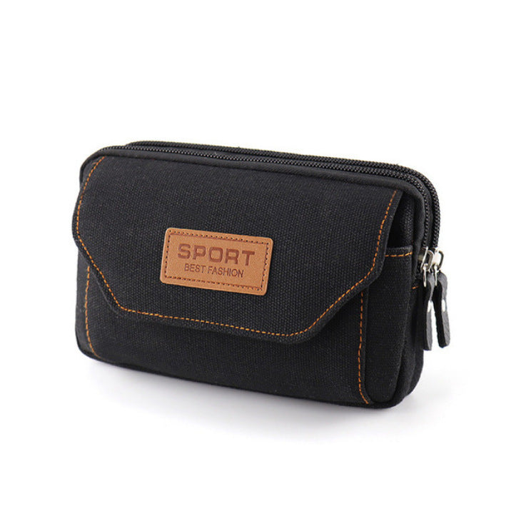 Men's Inch Mobile Wear Construction Site Canvas Phone Bags