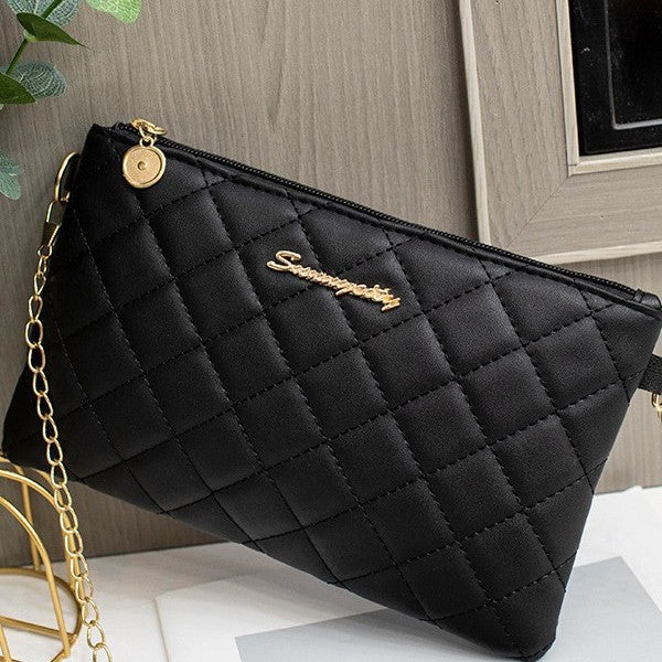 Classy Charming Women's Rhombus Chain Embroidered Women's Shoulder Bag