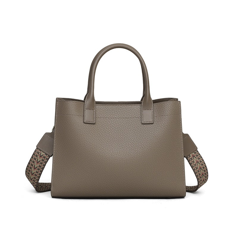 Women's Trendy Autumn Genuine Leather Portable Large Women's Messenger Bag
