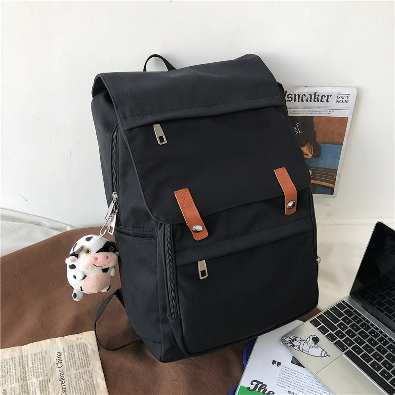 Women's & Men's & Couple Retro College Style Simple Backpacks