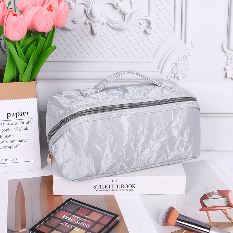 Women's Texture Good-looking Chinese Style Portable Storage Makeup Bag