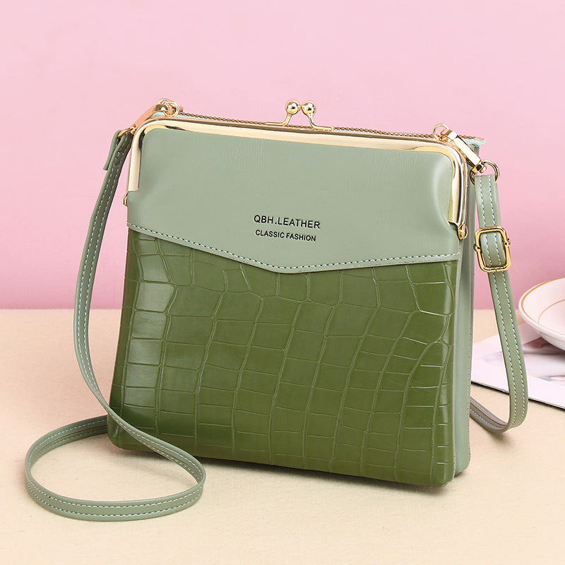 Women's Crocodile Pattern Mobile Retro Long Design Ladies Wallet