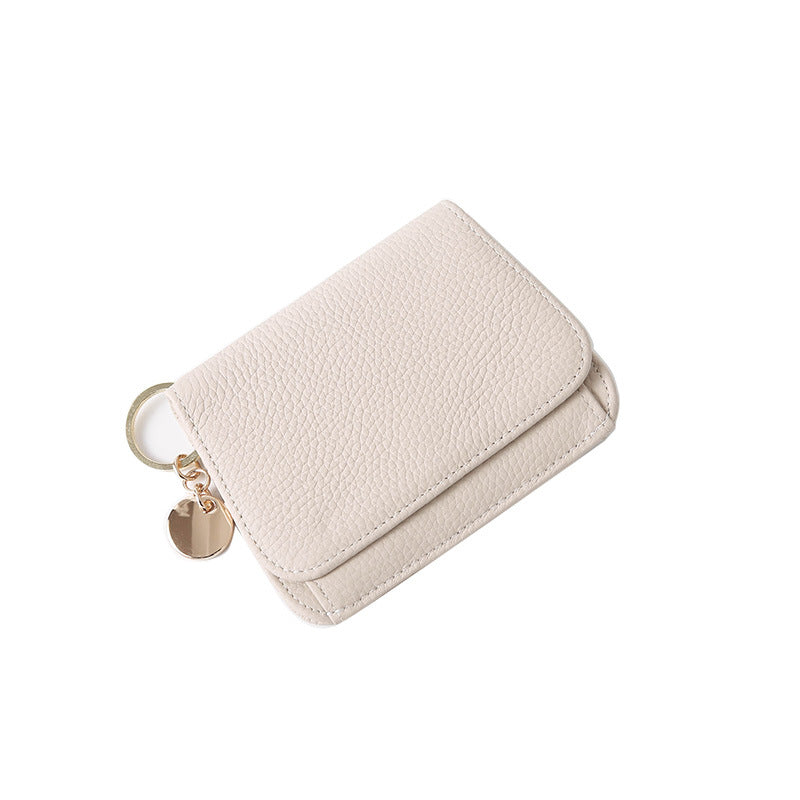 Women's Korean Genuine Leather Short Cowhide High-grade Purses