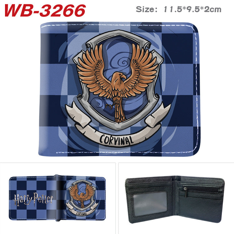Women's & Men's & Harry Potter Peripheral Full Color Printing Short Folding Men's Wallets