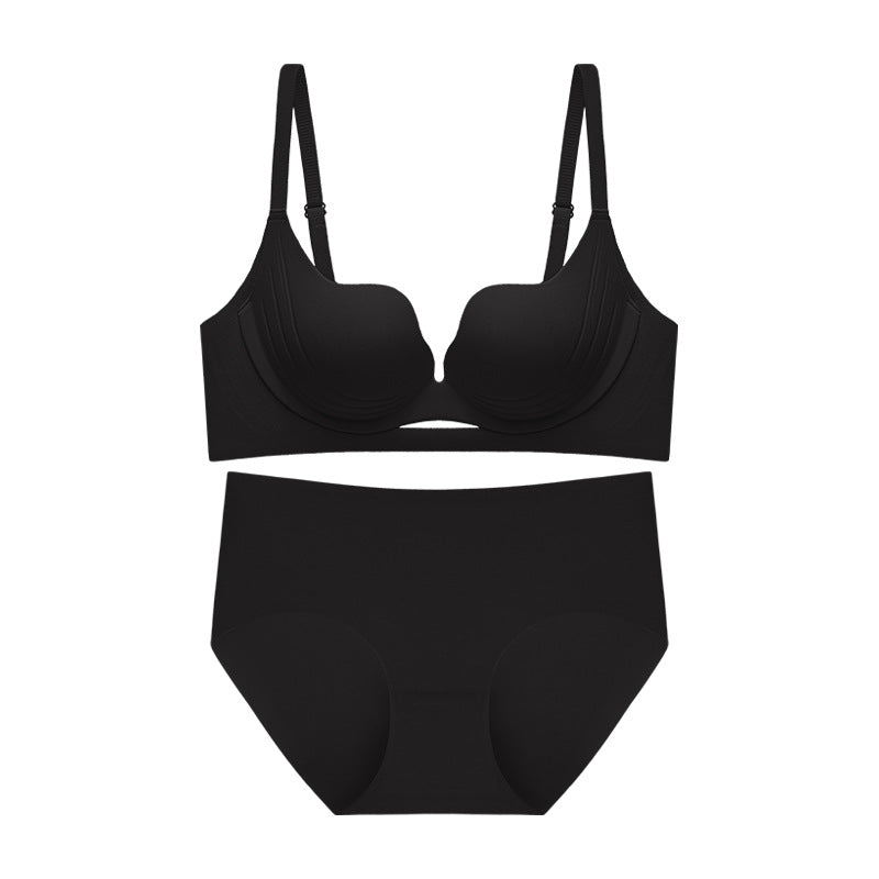 Women's Small Breast Push Up Underwear Petal Bras