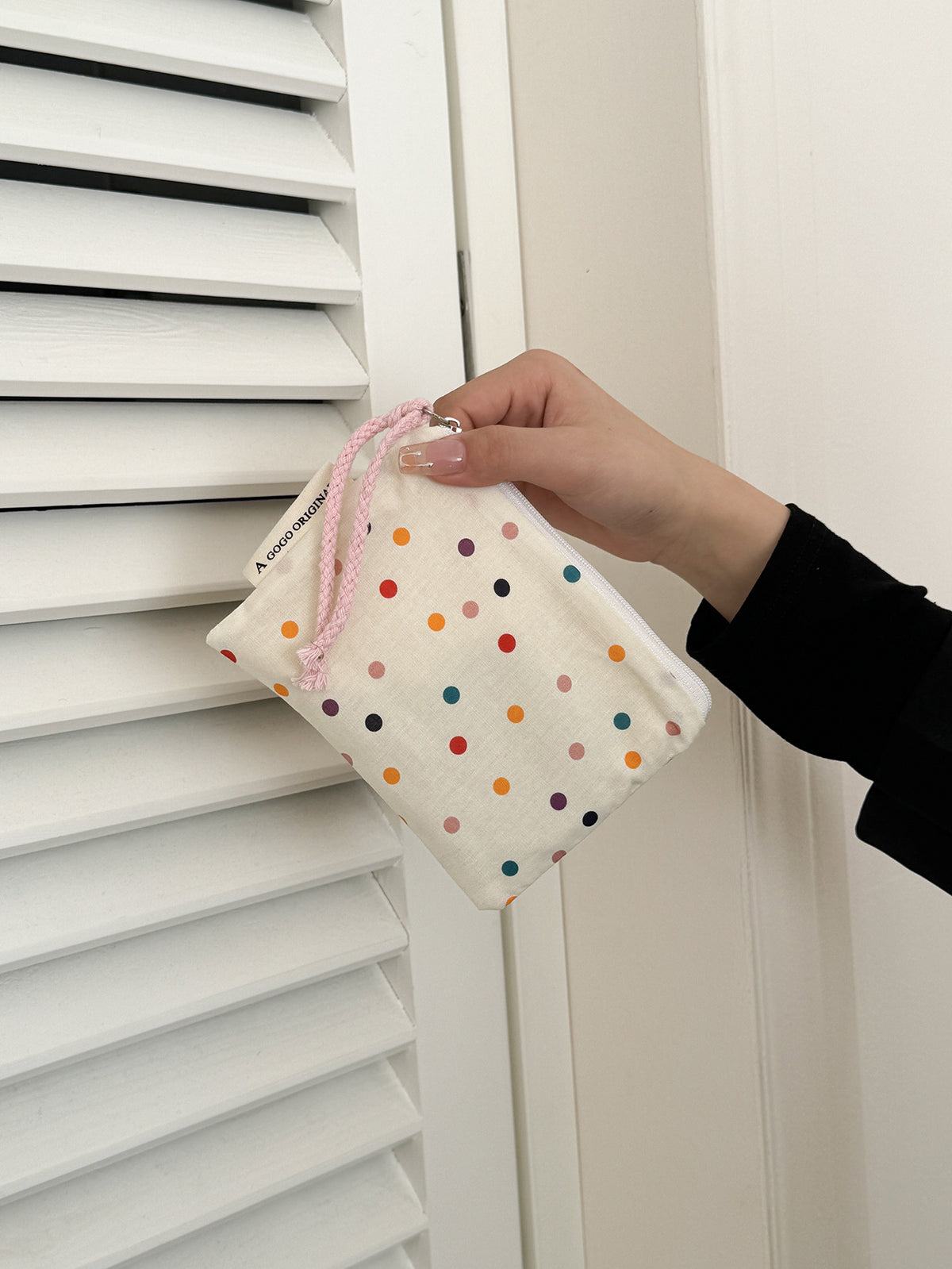 Fresh Bow Portable Fabric Liner Sanitary Napkin Cosmetic Bags