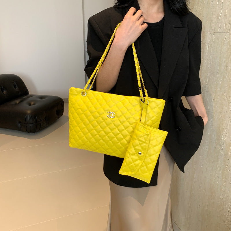Women's Simple Fashion Large Capacity Rhombus Classic Crossbody Bags