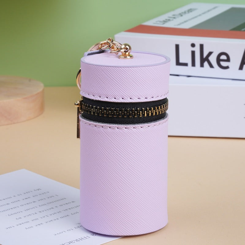 Fashion Retro Cylinder Portable Earphone Car Bags