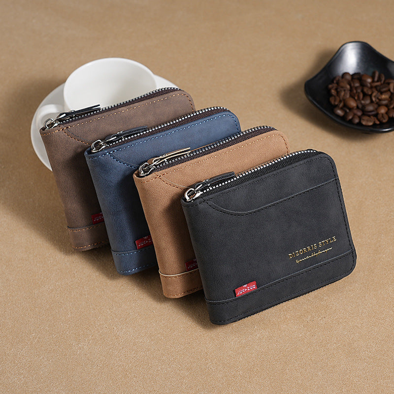 Men's Splicing Expanding Multiple Slots Large Capacity Men's Wallet