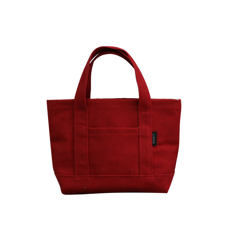 Women's Canvas Artistic Simple Cute Hand Handbags