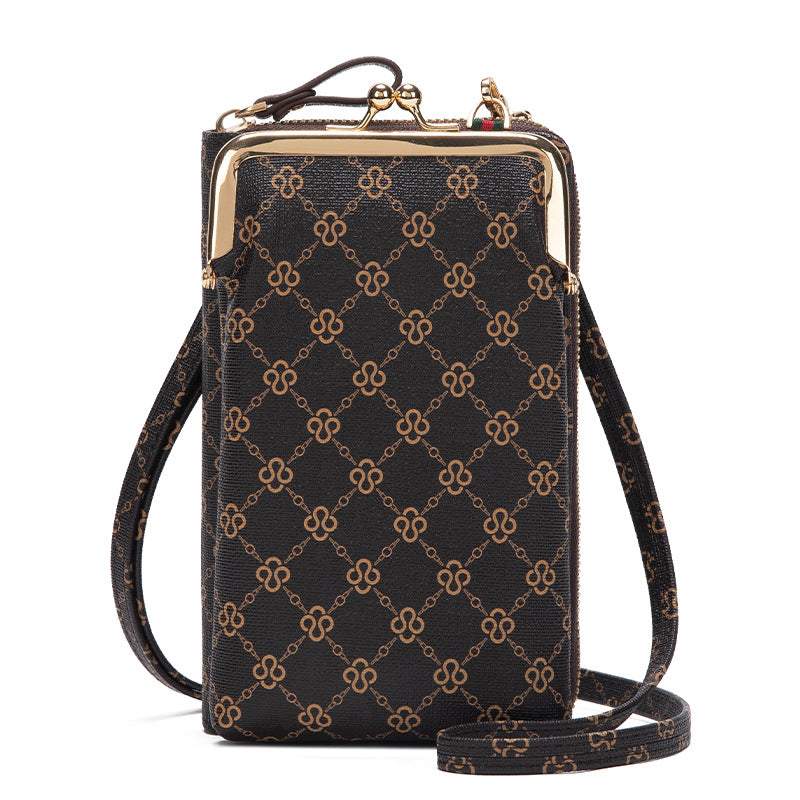 Women's Cell Fashion Presbyopic Zipper Mini Phone Bags