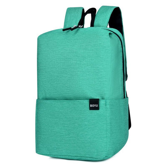 Women's & Men's & Simple Black Easy Storage Shopping Backpacks