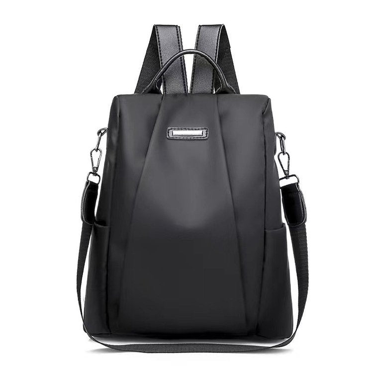 Women's Simple Waterproof Large Capacity Nylon Backpacks