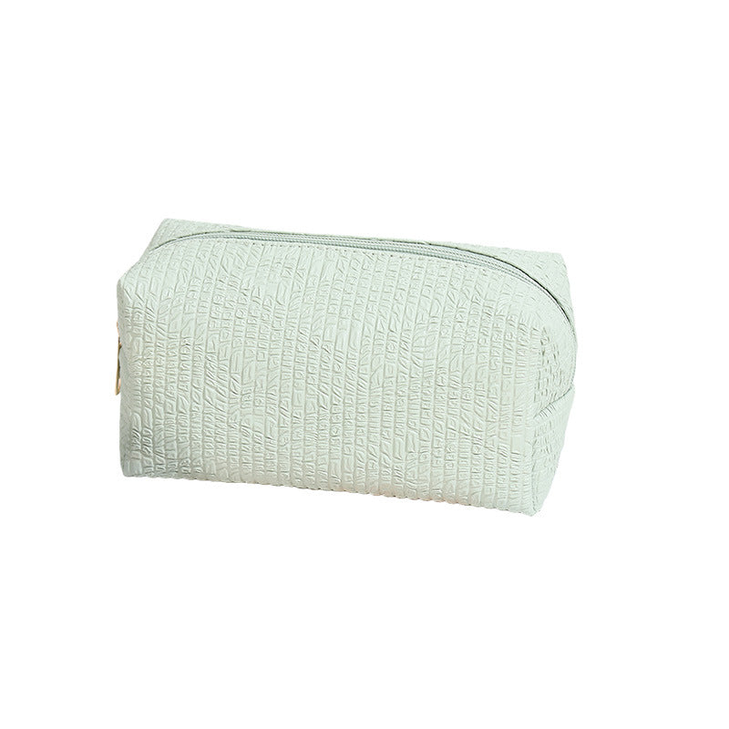 Women's Capacity Waterproof Wash Storage Portable High Sense Cosmetic Bags
