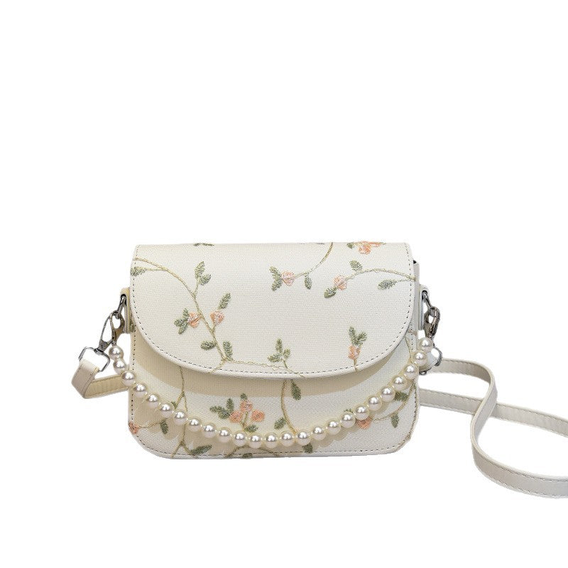 Women's Popular Lace Fashion Pearl High-grade Women's Shoulder Bag