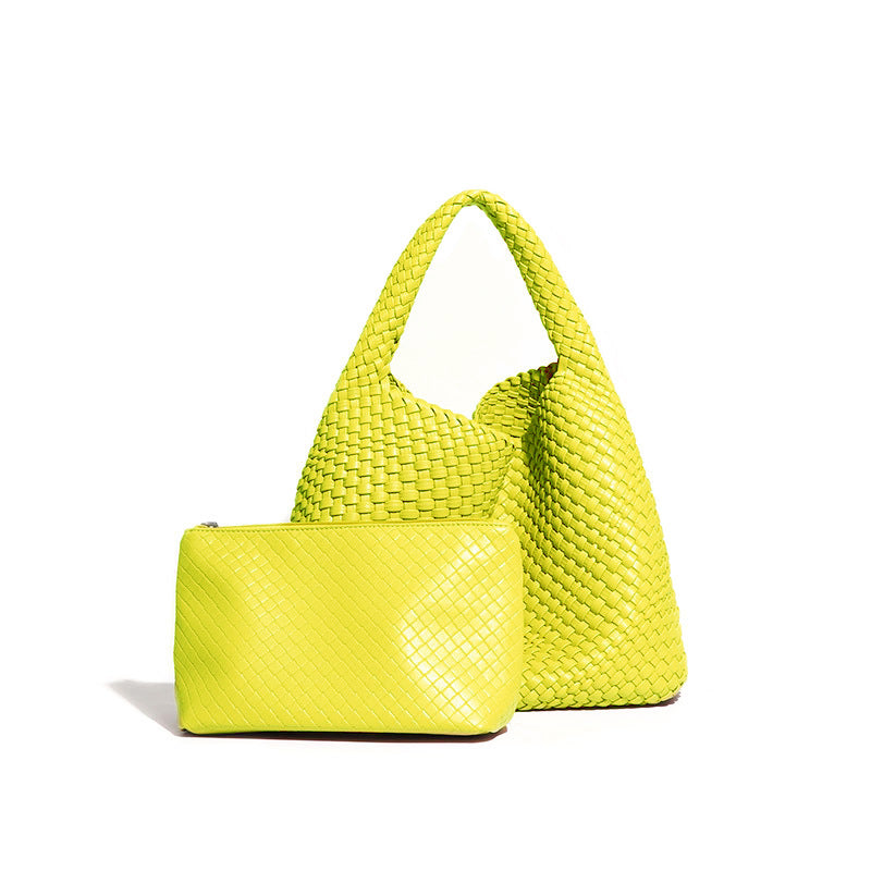 Women's Hand-woven Fashion Portable Korean Style Large Capacity Women's Shoulder Bag