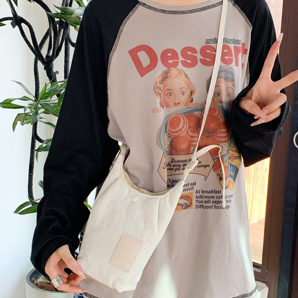 Women's Niche Large Capacity Korean Style Simple Mobile Good-looking Sports Backpacks