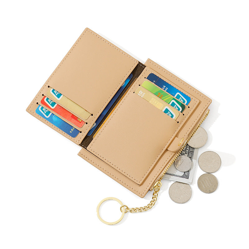 Mini Female Multiple Slots Creative Zipper Coin Purses