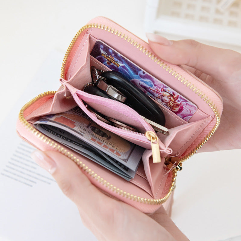 Pretty Cool Classic Women's Portable Zipper Ladies Wallet
