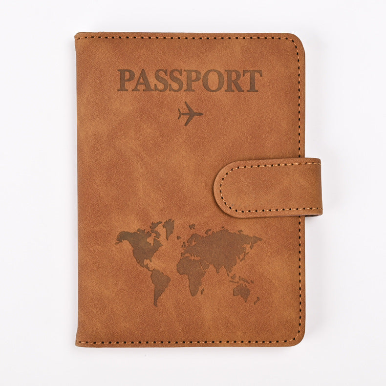 Color Changing Map Passport Cover Ticket Card Holder