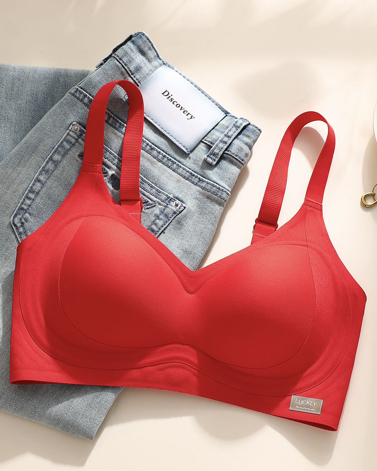 Women's Wireless Seamless Underwear Palm Full Fixed Bras