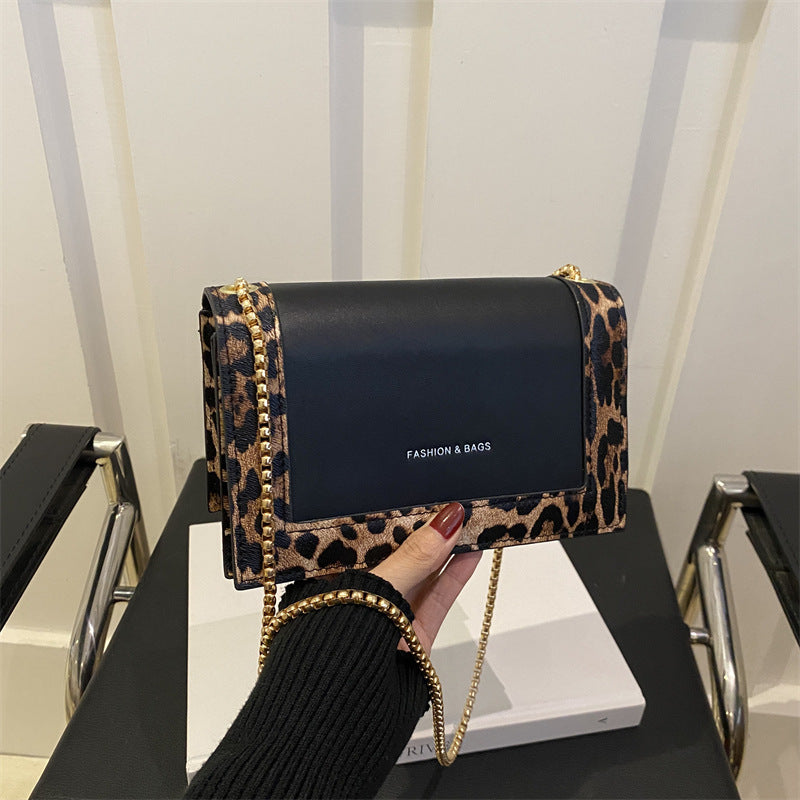 Women's Beautiful Personality Leopard Print Retro Western Style Bags