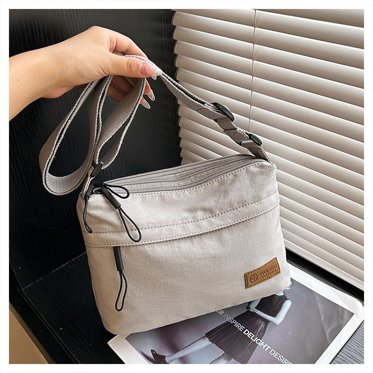 Women's Portable Cloth Fashion Simple Korean Style Compartment Large Capacity Women's Shoulder Bag
