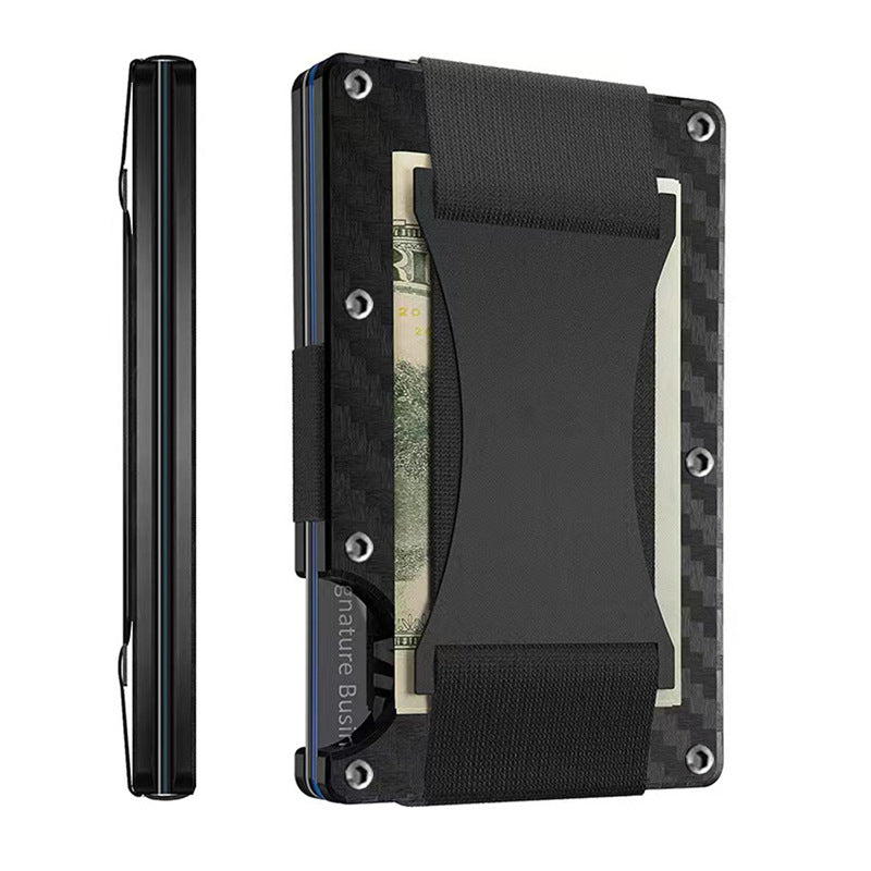 Metal Carbon Fiber Swiping Blocking Technology Card Holder