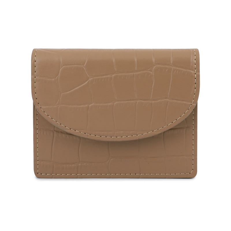 Unique Women's Crocodile Pattern Design Business Card Holder