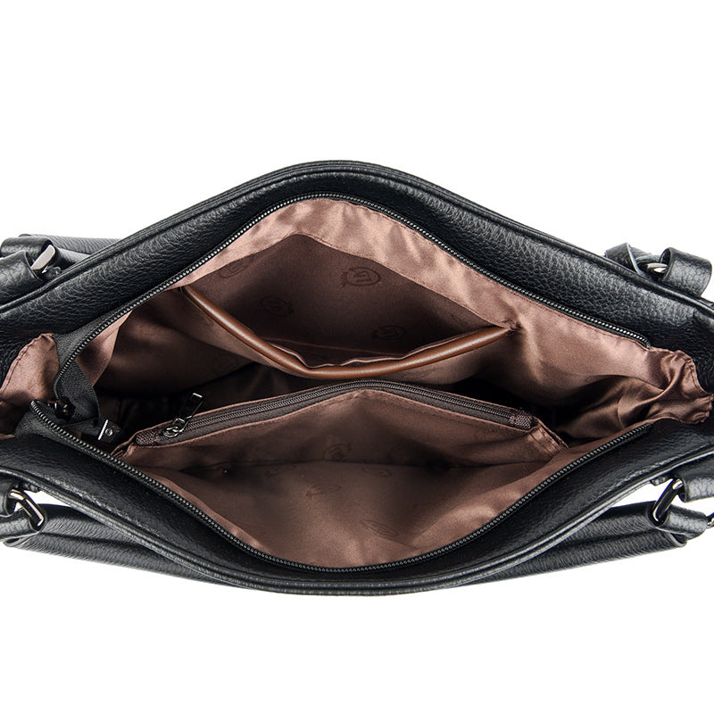 Women's Commuter Large Capacity Soft Leather Women's Shoulder Bag