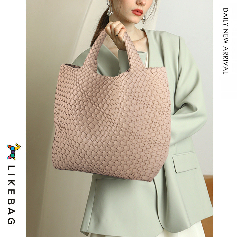 Women's Handmade Woven Fashion Large Capacity Totes Women's Shoulder Bag
